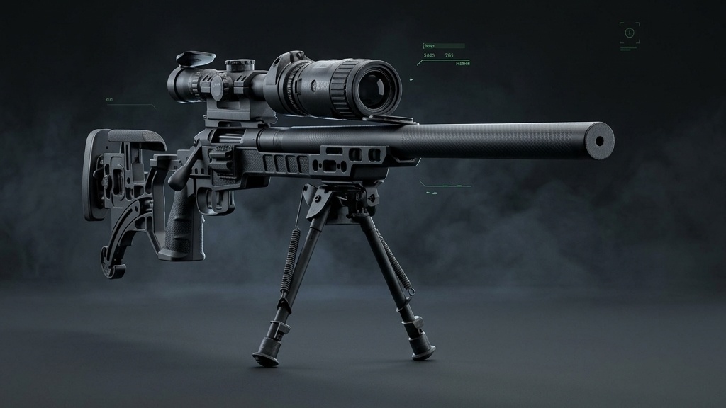 DTS M2LA1S 375 SOCOM — Long-Range Silencer Rifle | Vordaen Defense